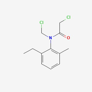 Acetamide, 2-chloro-N-(chloromethyl)-N-(2-ethyl-6-methylphenyl)-