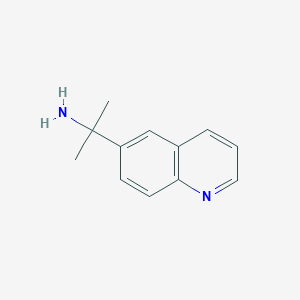 2-(Quinolin-6-yl)propan-2-amine
