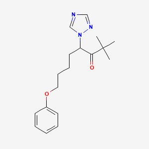2,2-Dimethyl-8-phenoxy-4-(1H-1,2,4-triazol-1-yl)octan-3-one