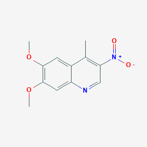 6,7-Dimethoxy-4-methyl-3-nitroquinoline