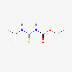 molecular formula C7H14N2O2S B8667417 N-Ethoxycarbonyl-N'-isopropylthiourea CAS No. 100568-71-6
