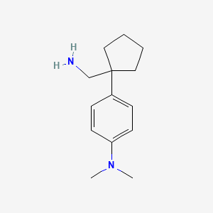 [1-(4-Dimethylaminophenyl)cyclopentyl]methylamine