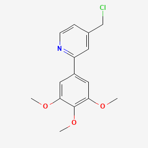 4-Chloromethyl-2-(3,4,5-trimethoxyphenyl) pyridine