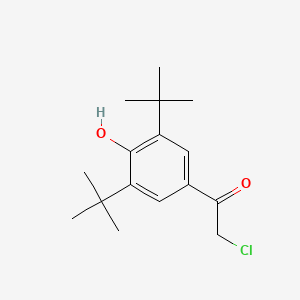 2-Chloro-1-(3,5-di-tert-butyl-4-hydroxyphenyl)ethan-1-one
