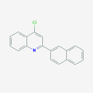 molecular formula C19H12ClN B8667550 Quinoline, 4-chloro-2-(2-naphthalenyl)- CAS No. 194919-90-9
