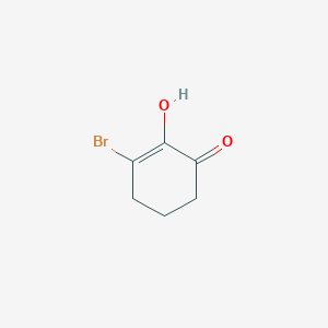molecular formula C6H7BrO2 B8667620 3-Bromo-2-hydroxy-2-cyclohexen-1-one CAS No. 10324-65-9
