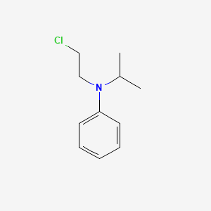 molecular formula C11H16ClN B8667681 N-(2-chloroethyl)-N-isopropylaniline CAS No. 25012-17-3