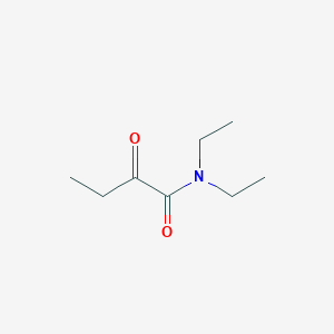 molecular formula C8H15NO2 B8667709 N,N-diethyl-2-oxo butyramide CAS No. 69016-02-0