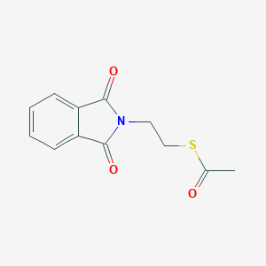 molecular formula C12H11NO3S B086678 Thioacetic acid, S-(2-phthalimidoethyl) ester CAS No. 1084-55-5