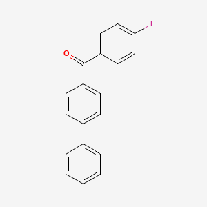 molecular formula C19H13FO B8667872 p-Phenyl-p'-fluorbenzophenon CAS No. 16574-59-7