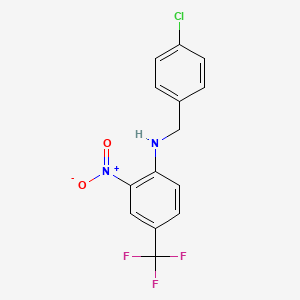 2-(4-Chlorobenzylamino)-5-trifluoromethylnitrobenzene