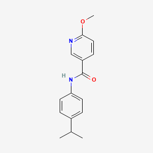 molecular formula C16H18N2O2 B8667940 N-(4-isopropylphenyl)-6-methoxypyridine-3-carboxamide 