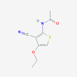 N-(3-Cyano-4-ethoxythiophen-2-yl)acetamide