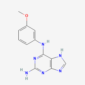 2-Amino-6-(3-methoxyanilino)purine