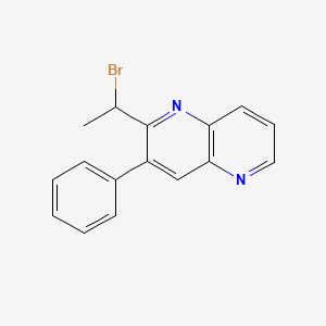 2-(1-Bromoethyl)-3-phenyl-1,5-naphthyridine