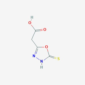 2-Carboxymethyl-1,3,4-oxadiazole-5-thiol