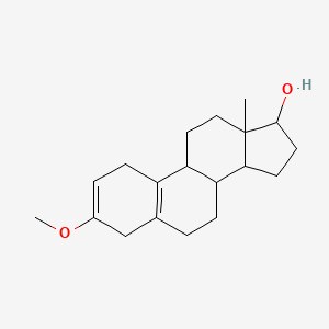 molecular formula C19H28O2 B8668063 3-Methoxy-13-methyl-4,6,7,8,9,11,12,13,14,15,16,17-dodecahydro-1H-cyclopenta[a]phenanthren-17-ol 