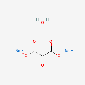 molecular formula C3H2Na2O6 B8668100 Disodium;2-oxopropanedioate;hydrate 