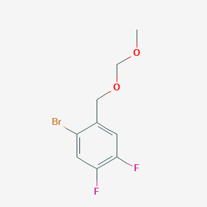 2-Bromo-4,5-difluoro-1-(methoxymethoxymethyl)benzene