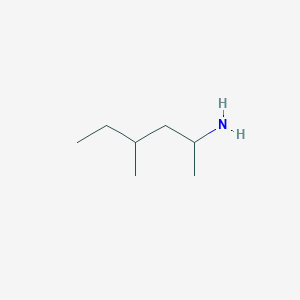 molecular formula C7H17N B086682 1,3-二甲基戊胺 CAS No. 105-41-9