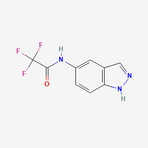 Acetamide, 2,2,2-trifluoro-N-1H-indazol-5-yl-