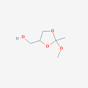 1,3-Dioxolane-4-methanol, 2-methoxy-2-methyl-