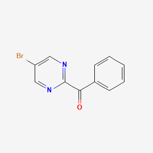(5-Bromo-pyrimidine-2-yl)-phenyl-methanone