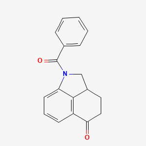 1-Benzoyl-2,2a,3,4-tetrahydrobenzo[cd]indol-5(1H)-one