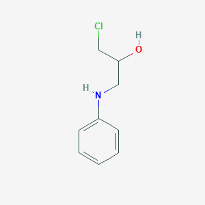 molecular formula C9H12ClNO B8668289 1-Anilino-3-chloropropan-2-ol CAS No. 15949-12-9