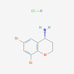 (r)-6,8-Dibromochroman-4-amine hydrochloride