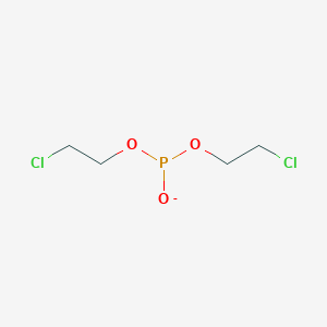 molecular formula C4H8Cl2O3P- B086683 Bis(2-chloroethyl) phosphonate CAS No. 1070-42-4