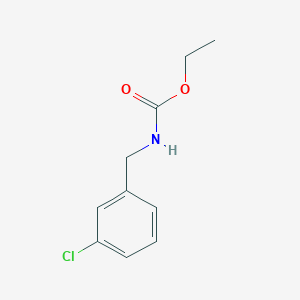 molecular formula C10H12ClNO2 B8668301 Ethyl 3-chlorobenzylcarbamate CAS No. 80179-72-2