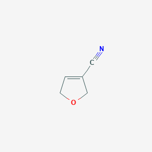 molecular formula C5H5NO B8668340 2,5-dihydrofuran-3-carbonitrile 