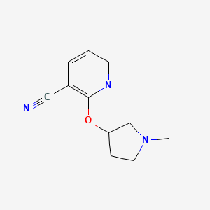 2-((1-Methylpyrrolidin-3-yl)oxy)nicotinonitrile