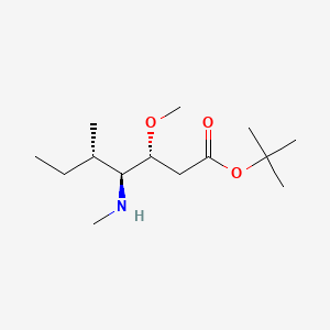 molecular formula C14H29NO3 B8668614 tert-butyl (3R,4S,5S)-3-methoxy-5-methyl-4-(methylamino)heptanoate 