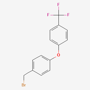 1-(Bromomethyl)-4-(4-(trifluoromethyl)phenoxy)benzene