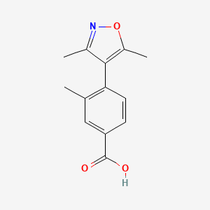 4-(3,5-Dimethylisoxazol-4-YL)-3-methylbenzoic acid