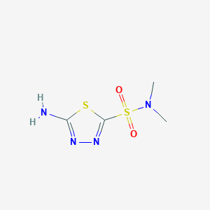 2-amino-5-(N,N-dimethylaminosulfonyl)-1,3,4-thiadiazole