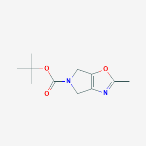 tert-butyl 2-methyl-4H-pyrrolo[3,4-d]oxazole-5(6H)-carboxylate