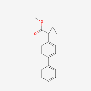Ethyl 1-([1,1'-biphenyl]-4-yl)cyclopropanecarboxylate