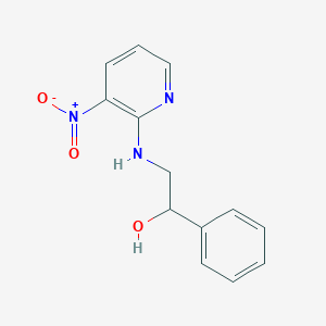 alpha-[(3-Nitro-2-pyridinylamino)methyl]benzenemethanol