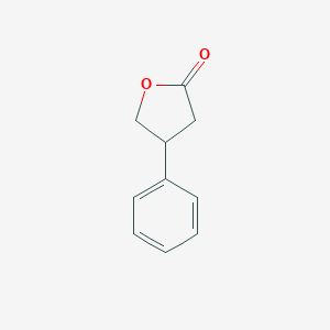 molecular formula C10H10O2 B086688 Dihydro-4-phenylfuran-2(3H)-one CAS No. 1008-73-7