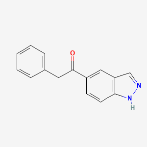 1-(1H-indazol-5-yl)-2-phenylethanone