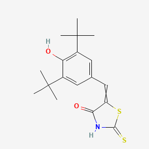 5-[[3,5-Bis(1,1-dimethylethyl)-4-hydroxyphenyl]methylene]-2-thioxo-4-thiazolidinone