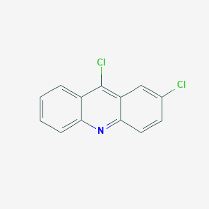 molecular formula C13H7Cl2N B086689 2,9-二氯吖啶 CAS No. 1019-14-3