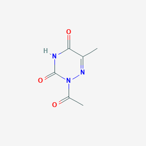 2-acetyl-6-methyl-1,2,4-triazine-3,5(2H,4H)-dione