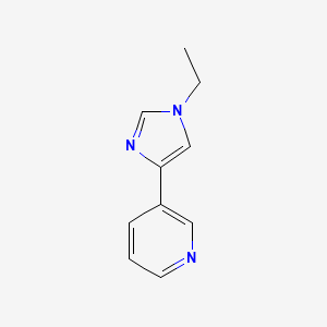 3-(1-Ethyl-1H-imidazol-4-yl)pyridine