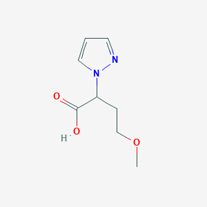 4-methoxy-2-(1H-pyrazol-1-yl)butanoic acid