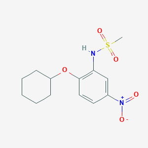 N-(2-cyclohexyloxy-5-nitrophenyl)methanesulfonamide