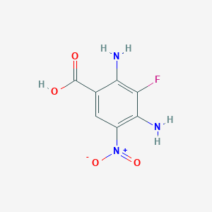 2,4-Diamino-3-fluoro-5-nitrobenzoic acid